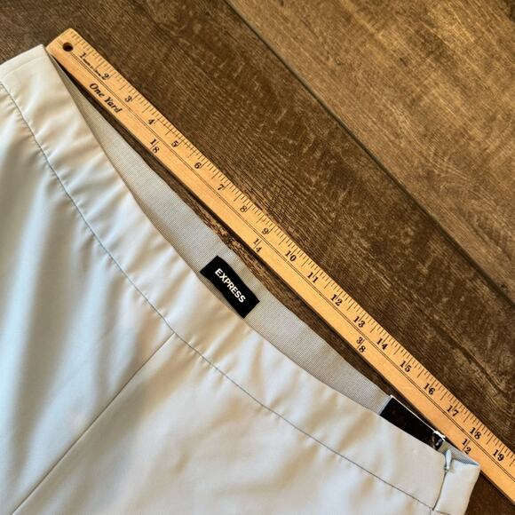 NWT Express High Waisted Light Grey Skinny Trouser Size XL - Picture 6 of 9
